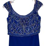 Blush Prom NWOT 11000 Blue Two Piece Beaded Prom Formal Dress Photo 5