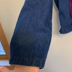Wanted by Beads Beautiful fringe denim jacket sz L western cowgirlcore 90s Blue Size L Photo 3