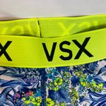 VSX by Victoria's Secret Sport Compression Blue Patterned Shorts Size Small Photo 2