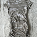 PINK - Victoria's Secret Victorias Secret PINK Tee Shirt Dress Grey Camo Size Medium Tie Dye Photo 0