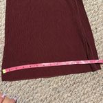 & Other Stories & other stories Ribbed Wide Leg Maroon Wine Pants- Size XS Photo 12