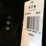 Three Dots Black Long Sleeve Cold Shoulder Sheath Dress SMALL Photo 8