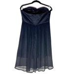 BCBGMAXAZRIA BCBG Max and Cleo Geometric Strapless Structured Semi Formal Dress Junior 12 Photo 1