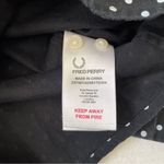 Fred Perry Polkadot Black and White Shirt Size 6 Photo 5