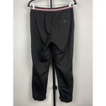 ZARA  Black Elastic Waist‎ Pleated Tapered Cuffed Ankle Trousers Size S Photo 5