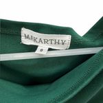 MAKARTHY Long Puff Sleeve Boat Neck Tee Shirt Tunic Top Womens Small Green Photo 8