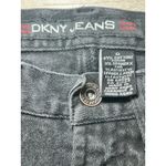 DKNY  Vintage 90's‎ Jeans Black Wash Denim Mid Rise Slim Fit Jeans Size 6 Photo 2