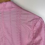 Aziz VTG Blazer and Pants Set Small Pink Embroidered Suit Coquette Y2K Retro Photo 2