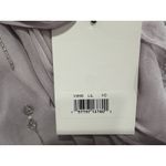 Mac Duggal  10690 Lavender Sequin Chiffon Midi Dress High Neck Flutter Sz 10 Photo 3