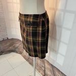 Michael Kors  Multicolor Wool Blend Back Zip Fully Lined Plaid Mini Skirt Size 8 Photo 2