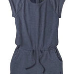 Smartwool Active Reset Romper Womens Size Large Merino Wool Heather Blue Lounge Photo 0