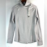 Kyodan S Yoga Warmup Top Gray Chevron Sweatshirt Photo 0