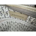 Vintage Yves Saint Laurent Giraffe Print Clutch/Pouch Tan Photo 6