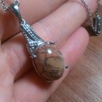 Cherry Creek Jasper Stainless Steel Pendant Necklace Photo 5