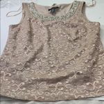 R & M Richards  Pearl Beaded Lace Sleeveless Blouse Photo 4