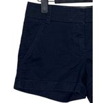 J.Crew Cotton Classic Chino Flat Front Slash Pocket Casual Shorts 000 Navy Blue Photo 2