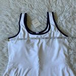 Fabletics  Women’s Sporty Built-In Short Dress in classic white/navy size XL Photo 5