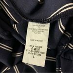 Altar'd State Altar’d State Navy Striped High Waist Paperbag Belted Wide Leg Pants L Trendy Photo 3