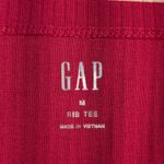 Banana Republic Gap Tops M Medium Red Long Sleeve Shirts Off Shoulder Bell Photo 3