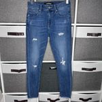 EXPRESS Cropped Legging Mid Rise Jeans Size 2 Photo 2