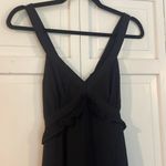 Forever 21  black ruffled cross back maxi dress small Photo 2