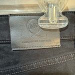 Alexander McQueen  Black Faux Leather Skinny Jeans‎ sz 25 Photo 7