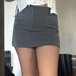 Dark Gray Mini Bodycon Business Attire Casual Going Out Skirt Photo 5