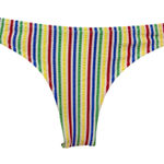Solid & Striped Colorful Striped Bikini Bottom Photo 0