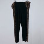 Susan Graver NEW Regular Printed Liquid Knit Pull-On Pants Black/Neutral Size 2X Photo 1