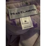 Brand New Miss Elaine Women's Size Medium White Floral Pink Lilac Robe Photo 3
