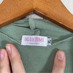 🦋 Blue Time Mint Green Mid Sleeve Ruffle Cardigan Lightweight Spring XL Photo 1