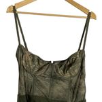 Katie May  Willow Olive Green Lace Bustier Maxi Formal Gown Dress Sz XL Photo 6