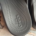 Crocs Monterey Diamante Embellished Thong Wedge Sandal Black Women's size 9 Photo 8