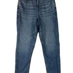 American Eagle  Blue High Rise Stretch Curvy Mom Denim Jeans Women Sz 2 Photo 0