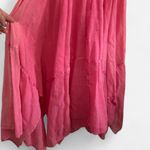 None Vintage Hot pink crotchet off the shoulder whimsical Flowy midi dress M Photo 4