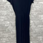 Ralph Lauren Navy Lace Up Jumpsuit Photo 5