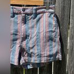 Madewell Emmett Shorts in Rainbow Stripe Photo 3