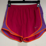 Nike  WOMENS DRI FIT RUNNING ATHLETIC SHORTS PINK SMALL Photo 0