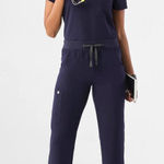 FIGS Kade Cargo Scrub Pants in Navy, Size Medium Photo 0