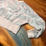 Adidas Camo Crop Crewneck Sweatshirt small pink white gray Photo 9