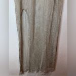 SheIn  Women’s Sheer Tan Sleeveless Beach Knit‎ Cover Up Dress Size M/L Photo 5