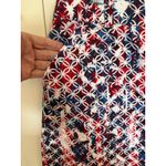 Christopher & Banks  skort size 6 RWB print Photo 6
