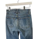 SlvrLake Tyler Distressed Straight Leg Jeans Old Ways Wash Mid Rise Womens 23 Blue Photo 8