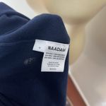 Naadam Navy Blue Silk Cashmere Mini Sleeveless Shift Dress‎ Medium M Photo 8