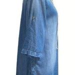 Cloth & Stone L chambray denim dress tie Photo 2