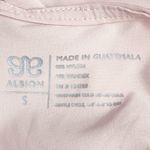 ALBION FIT Pink Romper Size Small Ruffle Sleeve Active Lounge One Piece Shorts Photo 11