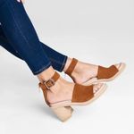 Rag and Bone  • Soren Sandal block heel Cuoro Suede ankle strap open toe chunky Photo 12