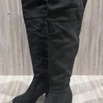 Dream Paris Dream Pairs Over the Knee Boots Block Heel Gray Thigh High Boots Womens Size 9 Photo 0