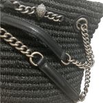 Kurt Geiger  Chelsea raffia Tote Bag with matted gun metal strap Photo 4