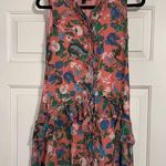 Saloni Floral Sleeveless Dress Pink Size 0 Photo 0